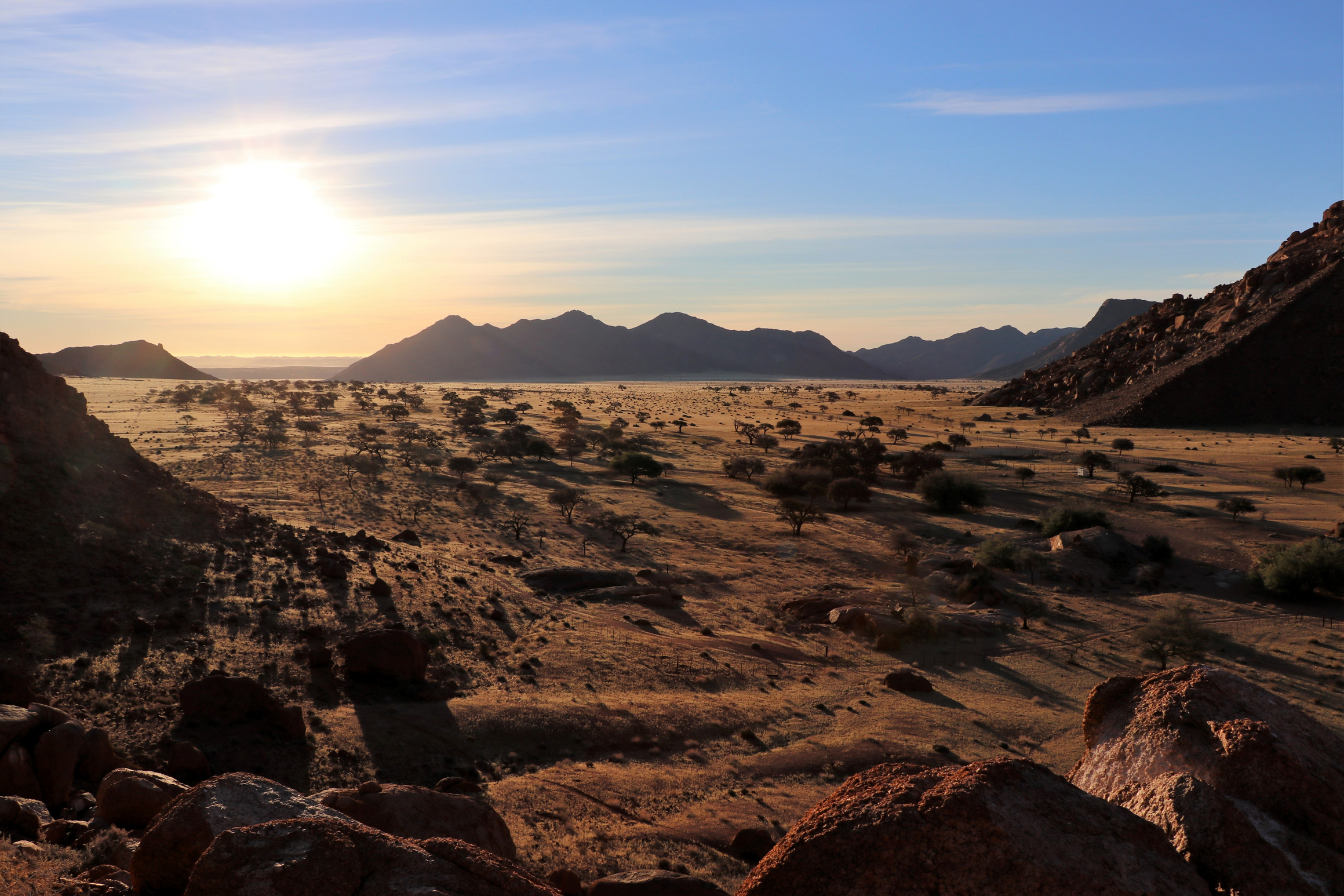 Evening Atmosphere Savane - Namibia